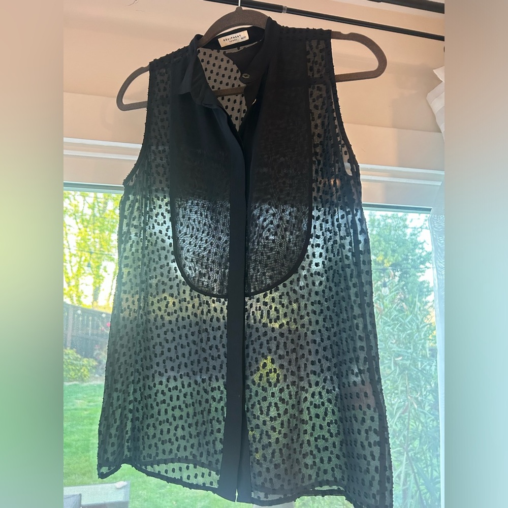 Equipment 100% silk blouse